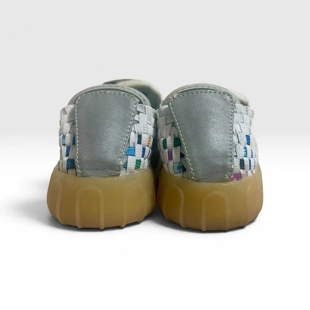 Zee Alexis Woven Slip On Sneakers Women’s 8.5 Multicolor Comfort